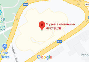 Розташування Музею витончених мистецтв на карті