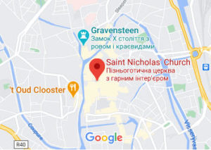 Розташування Церкви Св. Миколая на карті