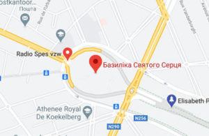 Розташування Базиліки Сакре-Кер на карті