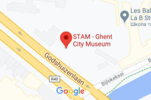 Розташування Міського музею Гента на карті