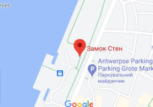 Розташування Замку Стен на карті