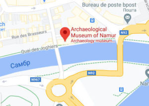 Розташування Археологічного музею на карті