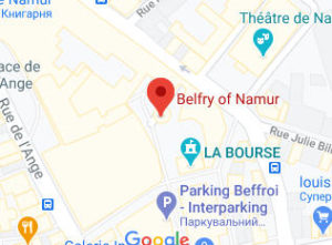 Розташування Вежі Беффруа на карті
