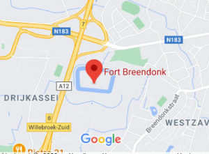 Розташування Форту Бреендонк на карті