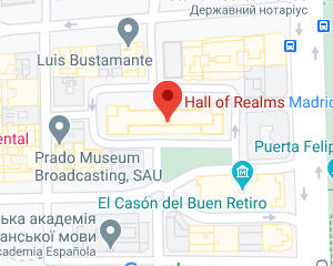Розташування Військового музею Мадрида на карті