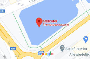 Розташування Морського музею в вітрильнику Mercator на карті