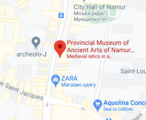 Розташування Музею античного мистецтва на карті