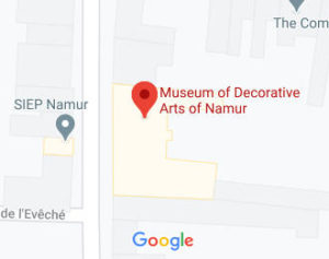 Розташування Музею декоративного мистецтва на карті