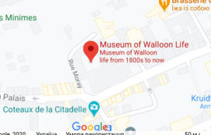 Розташування Музею побуту валлонців на карті