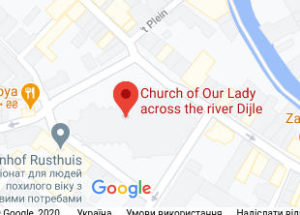 Розташування Церкви Богоматері-за-Дилем на карті