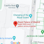 Королівський палац в Мадриді - Мадрид - Іспанія - карта