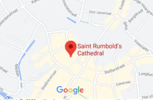 Розташування Собору Святого Румбольда на карті