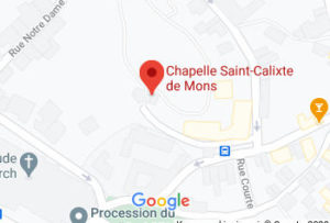 Розташування Капели Св. Калікста на карті