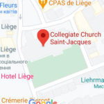 Церква Св. Якова в Льєжі - Льєж - Бельгія - карта