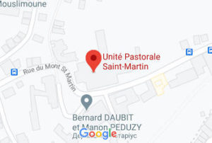 Розташування Базиліки Св. Мартіна на карті