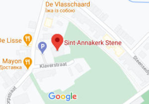 Розташування Церкви Св. Анни в Стене на карті