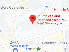Розташування Церкви Свв. Петра і Павла на карті