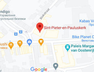 Розташування Церкви Свв. Петра і Павла на карті