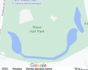 Розташування Парку «Воксол» на карті