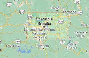 Бразиліа - Бразилія - карта
