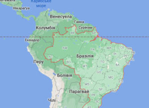 Бразилія - карта