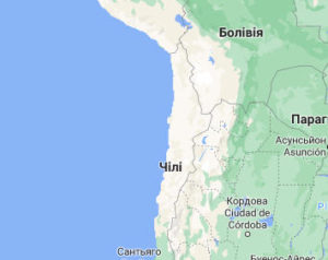 Чилі - карта