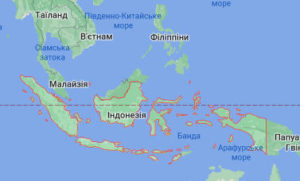 Індонезія - карта