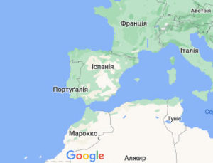 Іспанія - карта