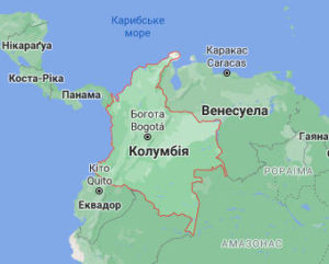 Колумбія - карта