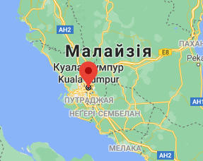 Куала-Лумпур - Малайзія - карта