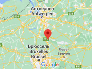 Мехелен - Бельгія - карта