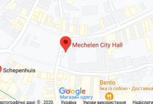 Розташування Ратуші Мехелена на карті