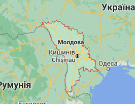 Молдова - карта