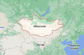 Монголія - карта