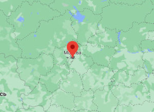 Москва - Росія - карта