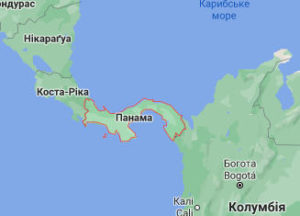 Панама - карта