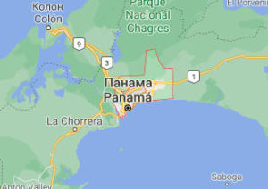Панама - Панама - карта