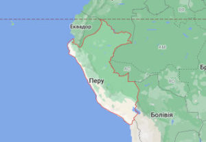 Перу - карта