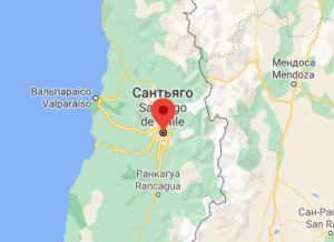 Сантьяго - Чилі - карта