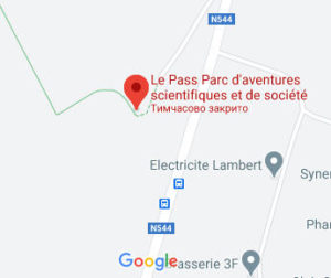 Розташування Парку наукових розваг на карті