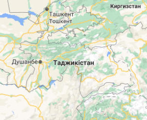 Таджикистан - карта