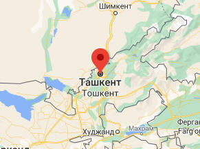 Ташкент - Узбекистан - карта
