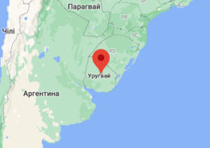 Уругвай - карта