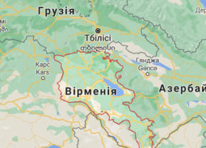 Вірменія - карта