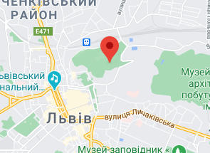 Розташування Високого Замку на карті