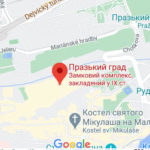 Празький Град - Прага - Чехія - карта