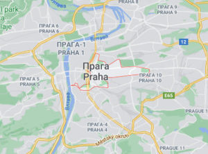 Розташування Виноградів на карті