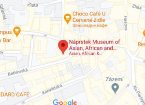 Розташування Музею народів Азії, Африки та Америки ім. Напрстека на карті
