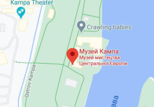 Розташування Музею Кампа на карті
