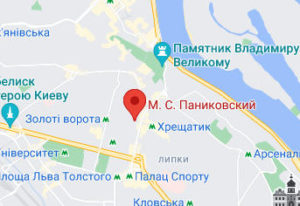 Розташування Пам'ятника Паніковському на карті